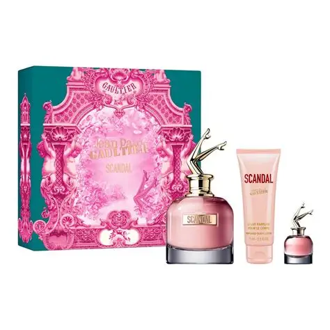 SET SCANDAL EDP 80ML + 6ML + BL 75ML