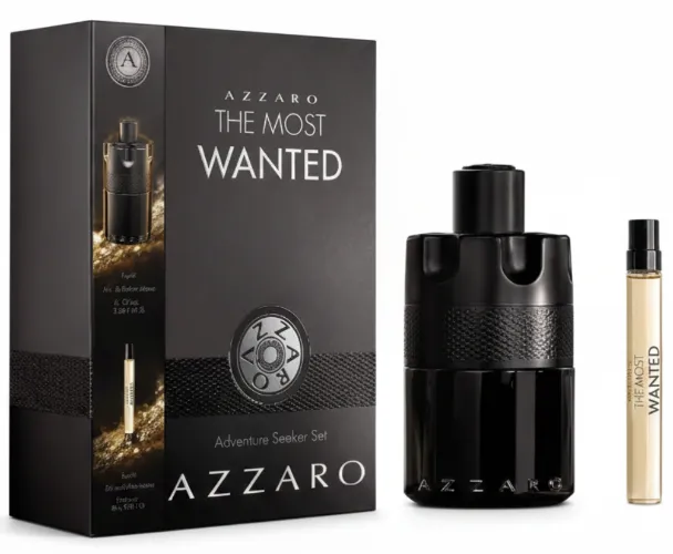 SET AZZARO THE MOST WANTED INTENSE EDP 150ML + 10ML